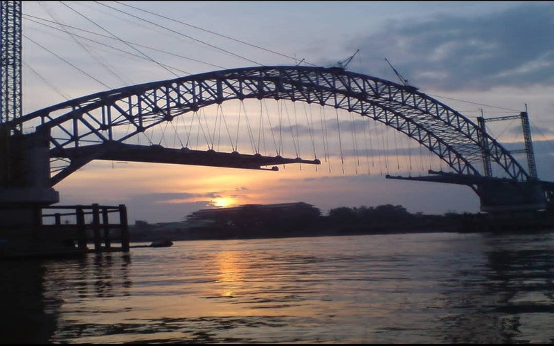 Steel Arch Bridge ( Jembatan Lengkung Baja )